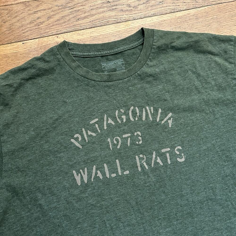 Patagonia Wall Rats 1973 Organic Cotton Tee Shirt XL